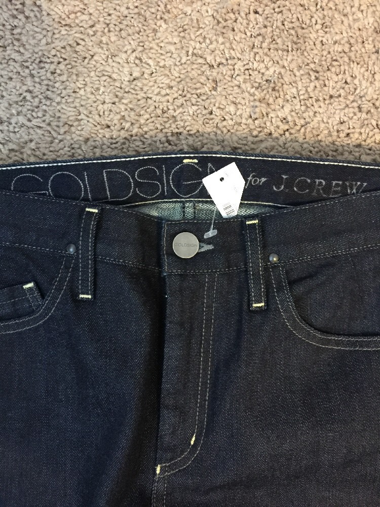 J CREW DARK WASH JEANS SZ.26 NWT 